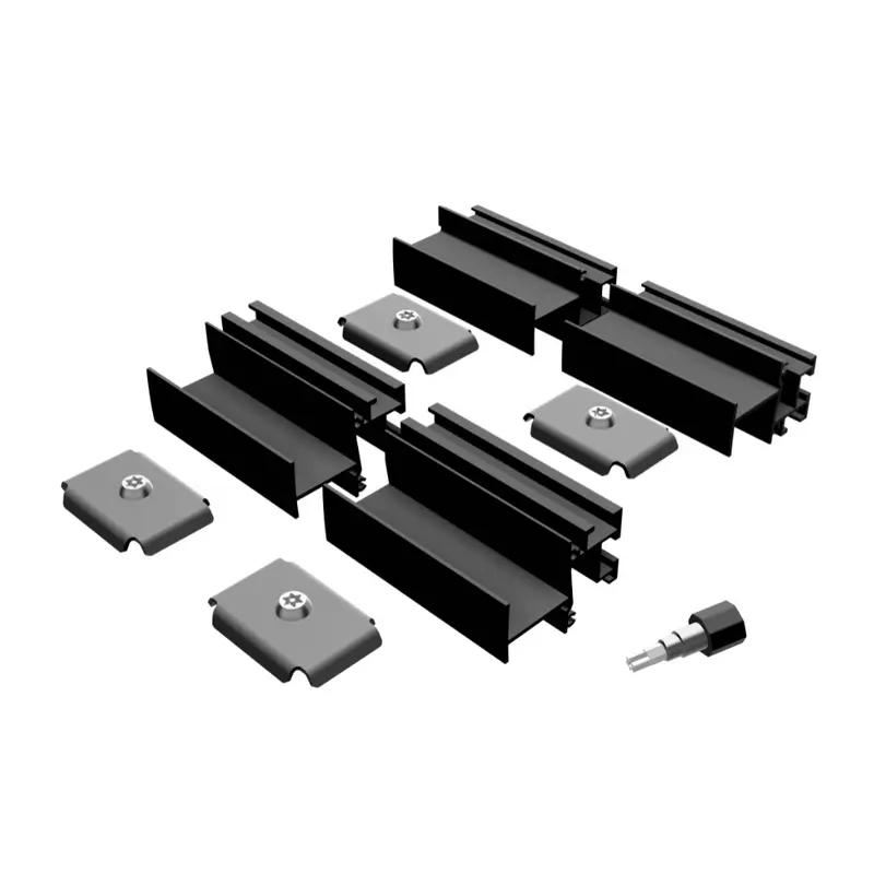 4x Stabgitterzaun