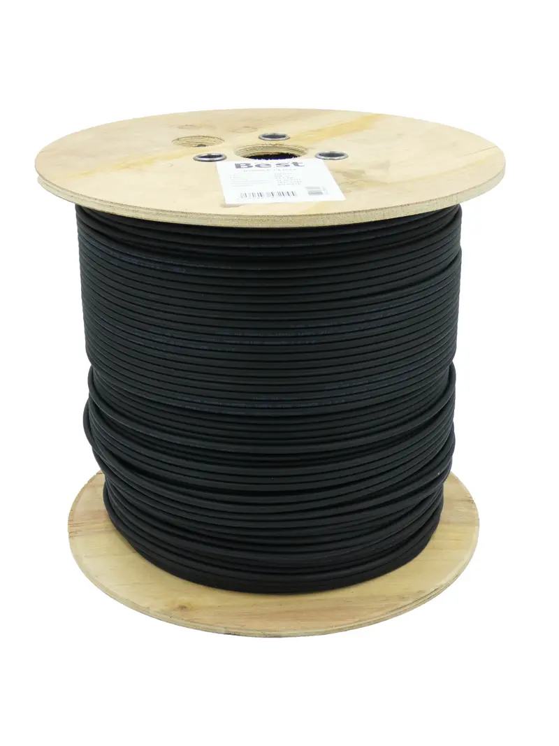 500m -> Cabo solar 6mm² preto