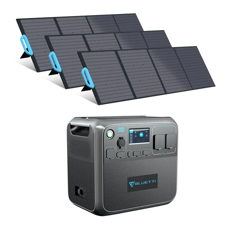 BLUETTI AC200MAX + 3*PV200 Kit Generatore Solare