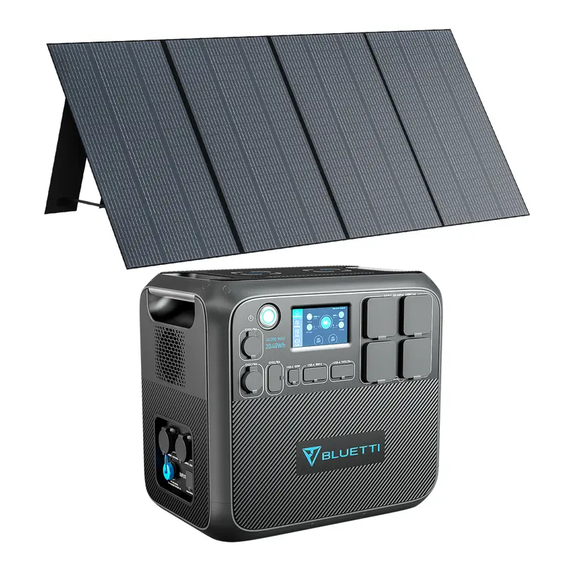 BLUETTI AC200MAX+350W Solar Generator Kit