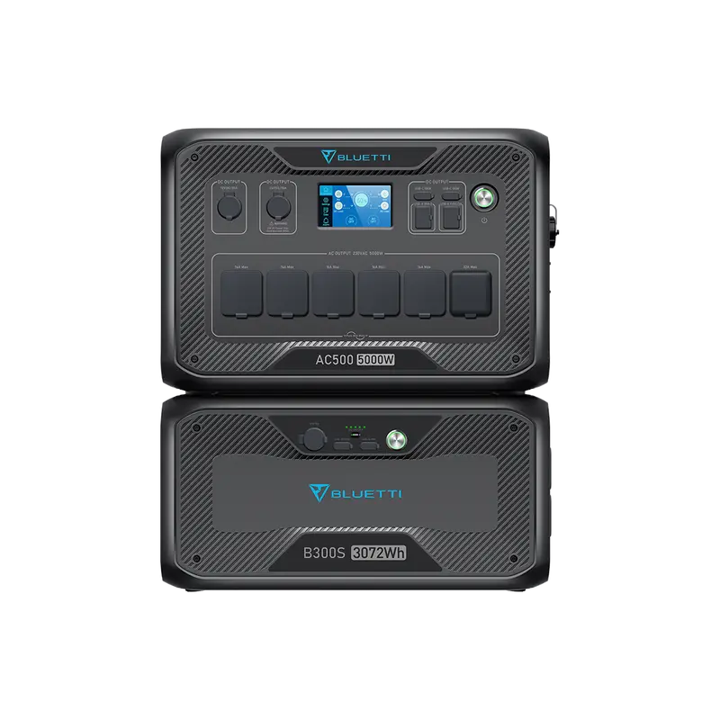 BLUETTI AC500 + B300S Backup Domestico