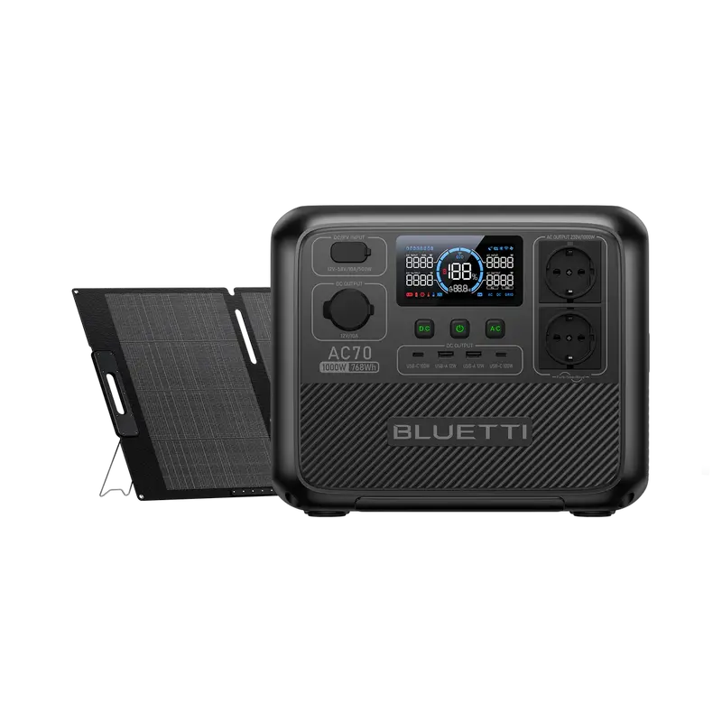 BLUETTI AC70 + 200W Kit Generatore Solare