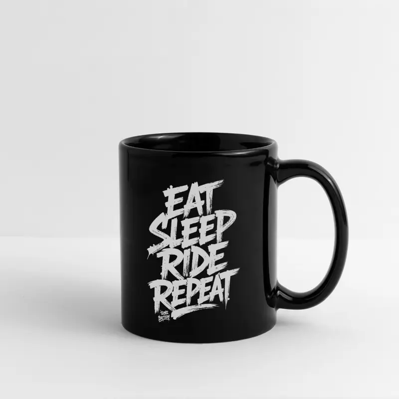 EAT, SLEEP, RIDE, REPEAT -  Tasse einfarbig