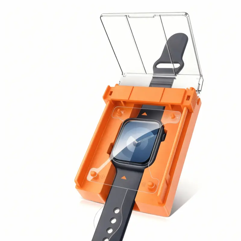 Für Apple Watch Schutzglas mit Auto-Installationstool, 2er Set