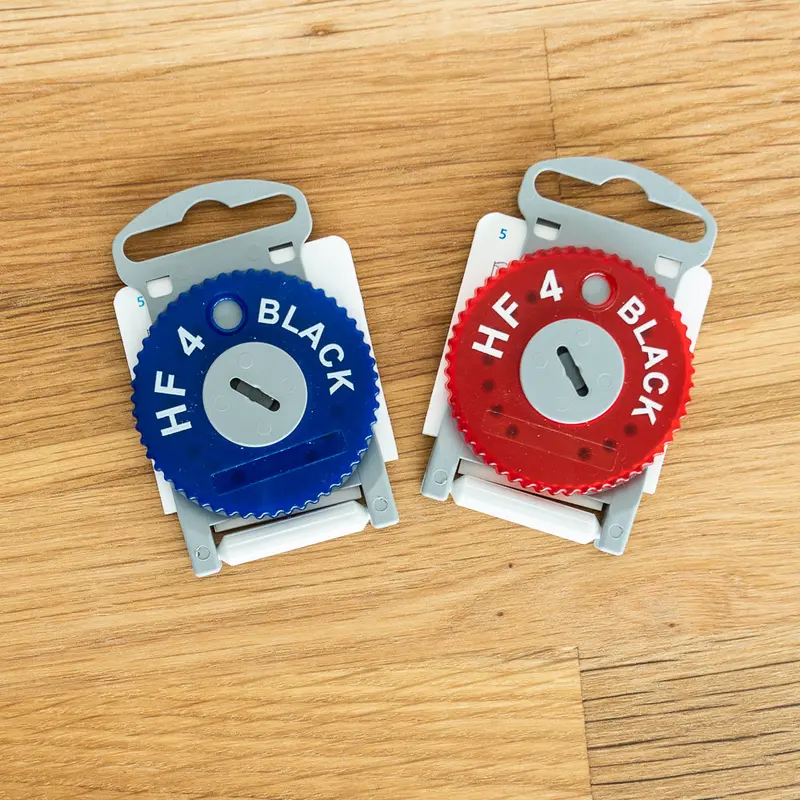 Hörerfilter HF 4 BLACK (rot/blau)