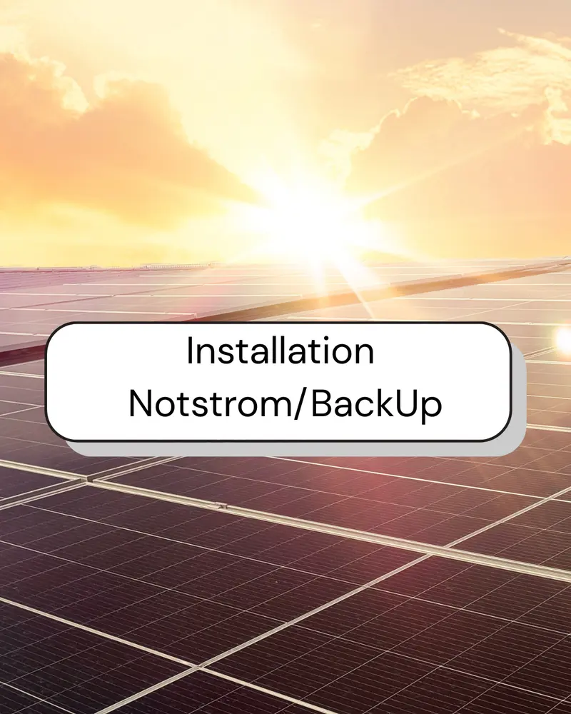 Installation Notstrom-Backup Box