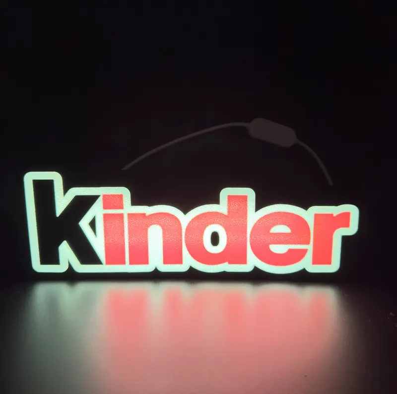 Kinder Schokolade Lightbox