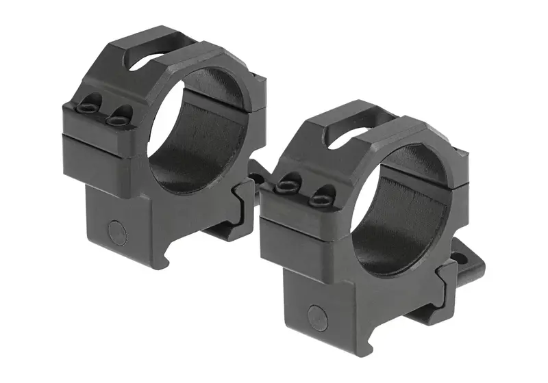 Leapers 30mm CNC Mount Rings Low