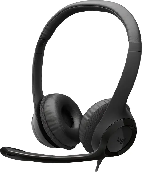 Logitech Headset H390, USB-C, Stereo schwarz, Retail