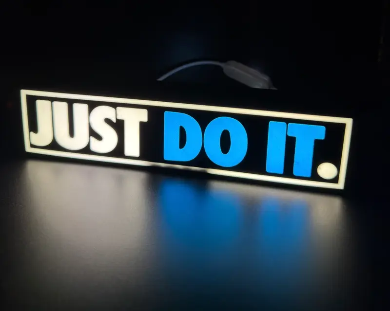 Nike Just Do It Lightbox