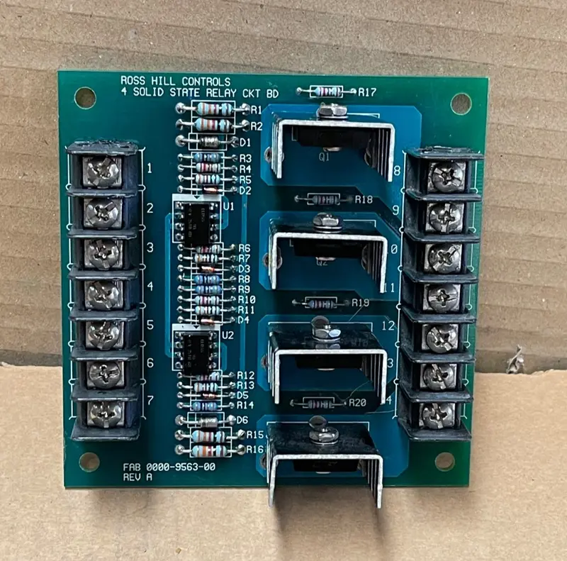 Ross Hill Controls – 0000-9563-00 – Solid State Relay Circuit Board / PCB Module