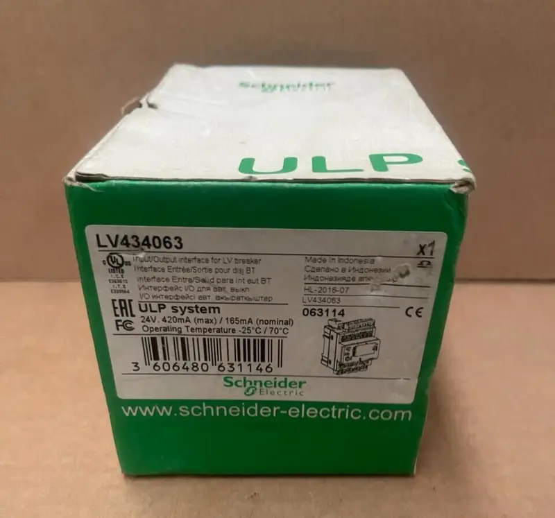 Schneider Electric ULP System - LV434063 - Input/Output Interface for LV Breaker