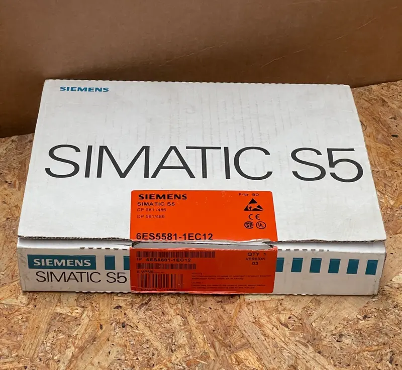 Siemens - 6ES5581-1EC12 - SIMATIC S5 CP 581/486 Basic Module, 4 MB RAM