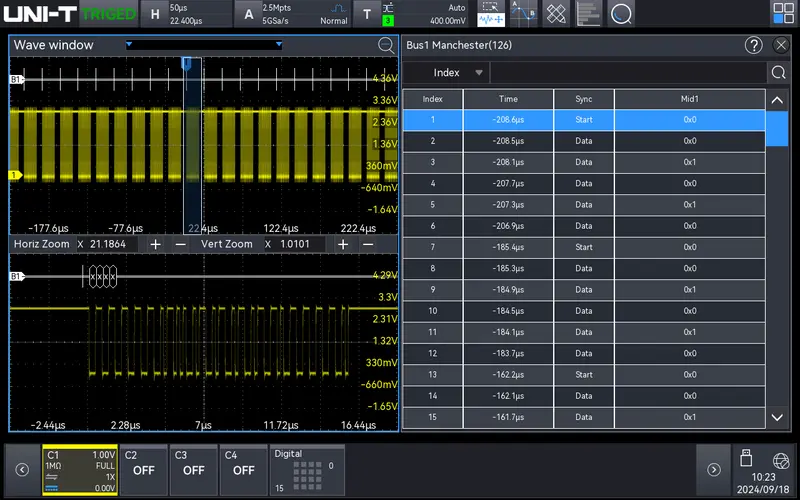 UNI-T MSO3000X-MANCH